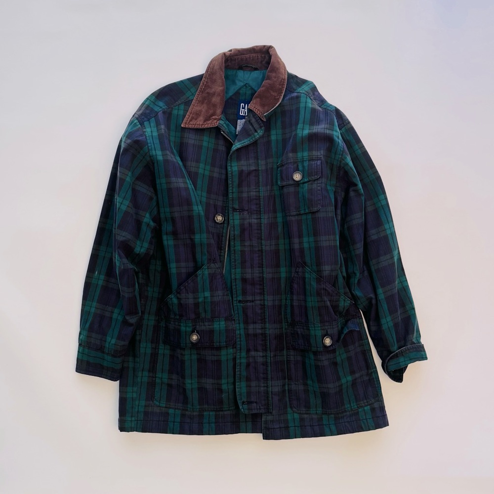 Gap tarten barn coat. Size small but fits like a men’s large.